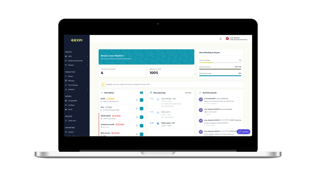 EEXPI comme couche de gestion interne au-dessus des outils du cabinet